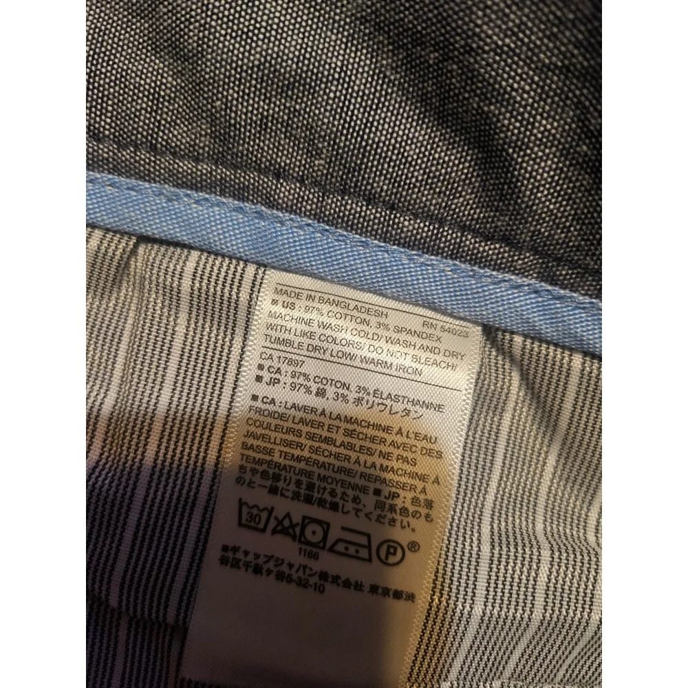Banana Republic Factory Blue Aiden Straight Leg Chinos